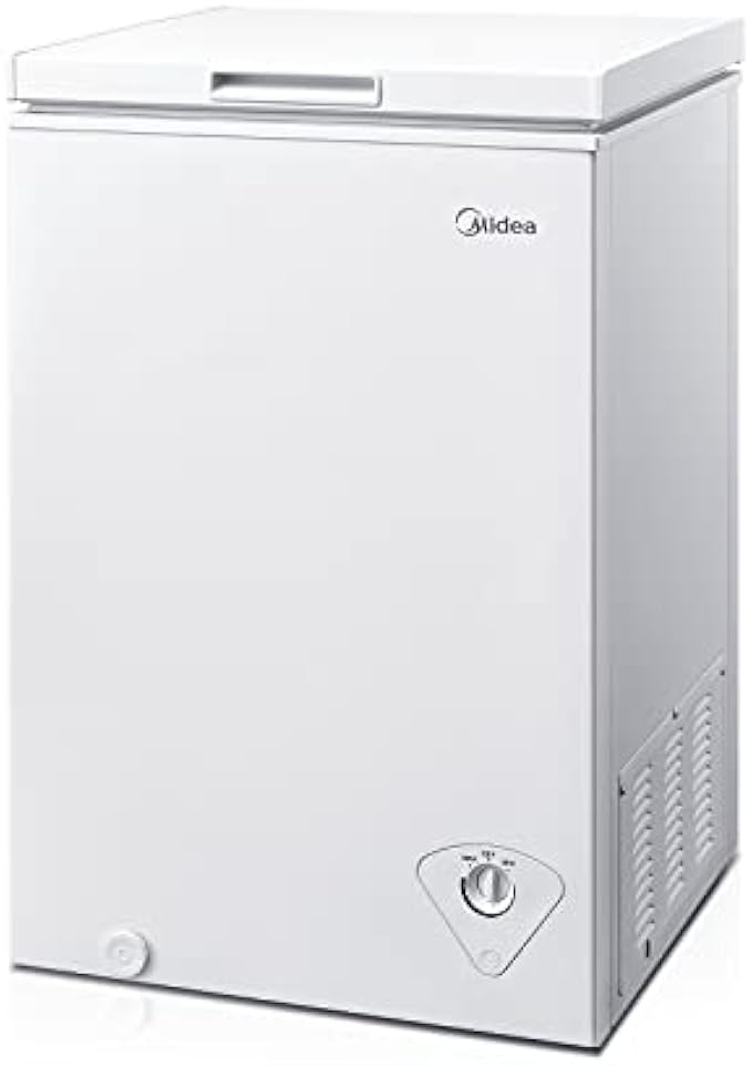Midea MRC04M3AWW, White 3.5 cu. ft. Mini Freezer, Cubic Feet