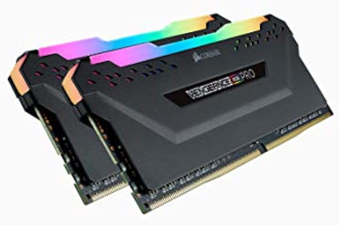 Corsair Vengeance RGB Pro 32GB (2x16GB) DDR4 3200 (PC4-25600) C16 Desktop memory – Black