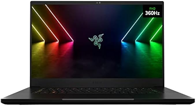 Razer Blade 15 Gaming Laptop: NVIDIA GeForce RTX 3070 Ti - 12th Gen Intel 14-Core i7 CPU - 15.6” FHD 360Hz - 16GB DDR5 RAM - 1TB PCIe SSD - Windows 11 - CNC Aluminum - Chroma RGB - Thunderbolt 4