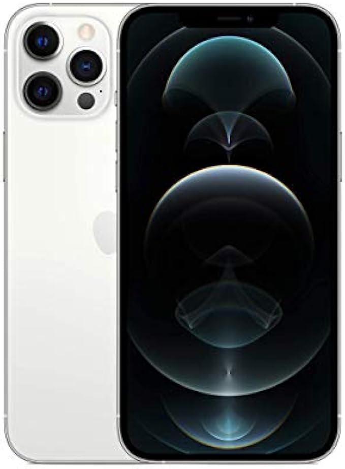 Apple iPhone 12 Pro Max, 512GB, Silver - AT&T (Renewed)