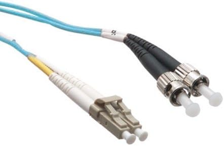 AXIOM Lc/St 10G Multimode Duplex Om3 50/125 Fiber Optic Cable 15M - Taa Compliant