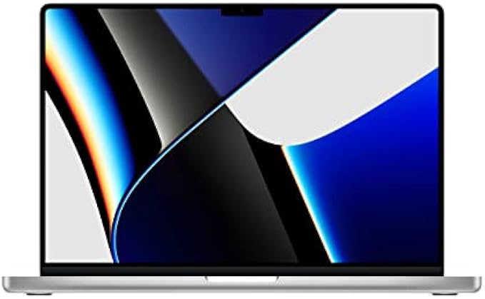 Late 2021 Apple MacBookPro with Apple M1 Pro chip (16 inch, 16GB RAM, 1TB SSD) Silver (Renewed)