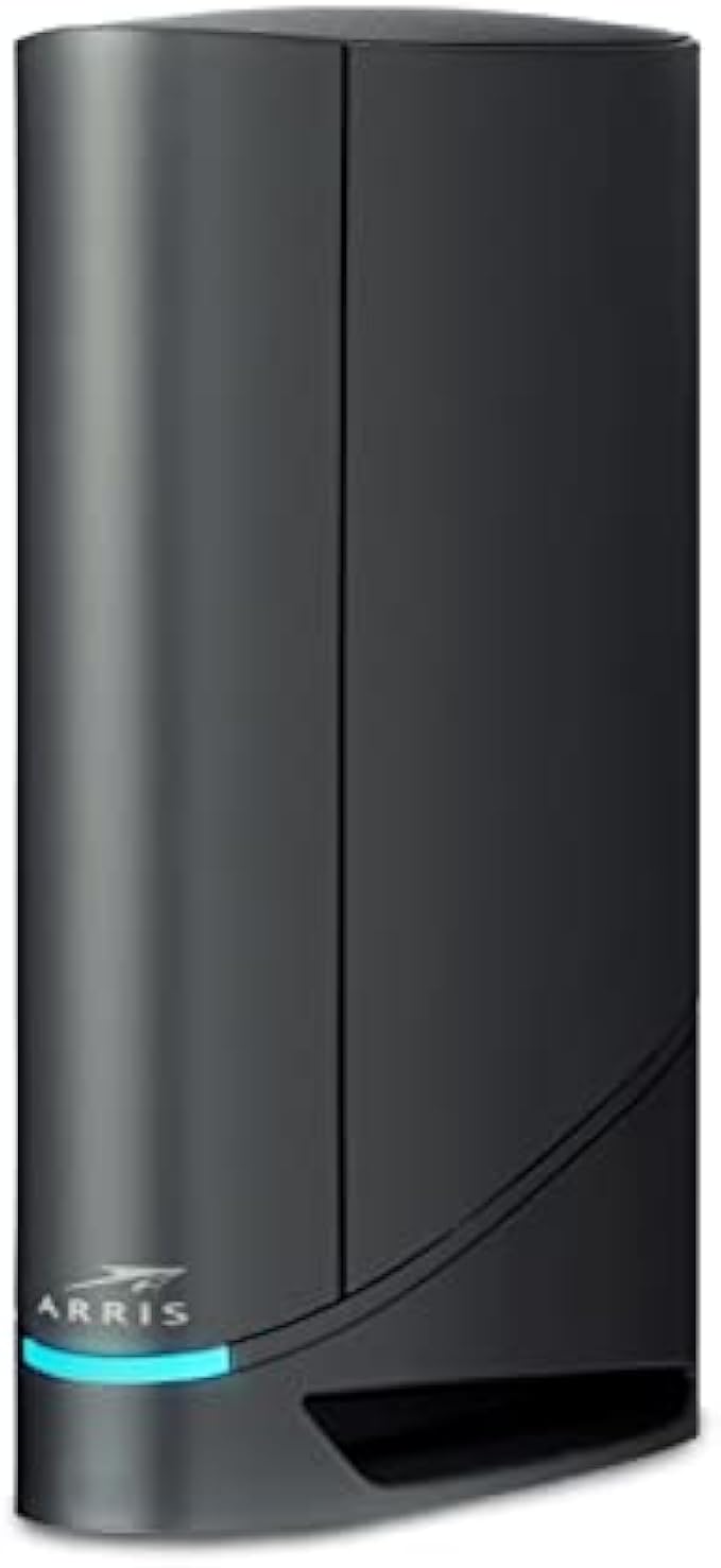 ARRIS Surfboard G34 DOCSIS 3.1 Gigabit Cable Modem & Wi-Fi 6 Router (AX3000) | Approved for Comast Xfinity, Cox, Spectrum & More | Four 1 Gbps Ports | 1 Gbps Max Internet Speeds | 2 Year Warranty