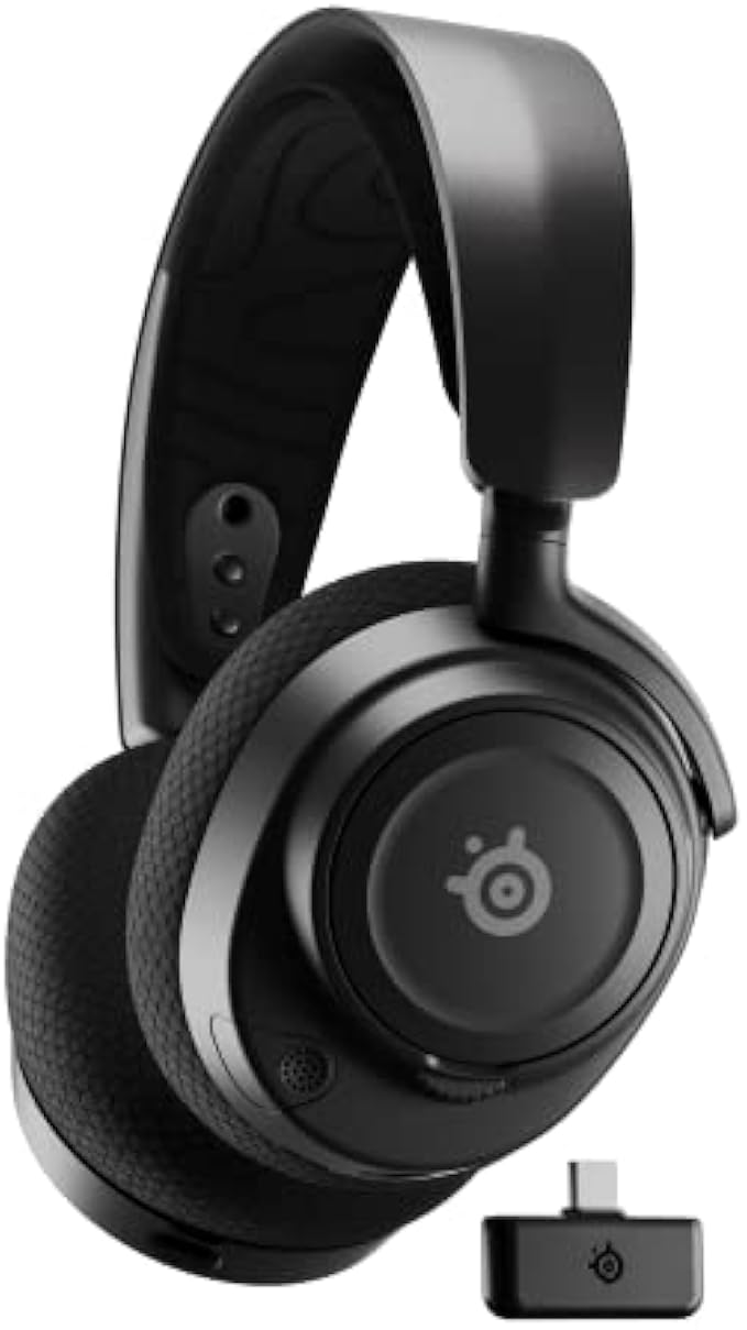 NEW SteelSeries Arctis Nova 7 Wireless Multi-Platform Gaming Headset – Simultaneous Wireless 2.4GHz & Bluetooth – Comfort Design - Fast Charging 38Hr Battery – PC, PS, Switch, Mobile