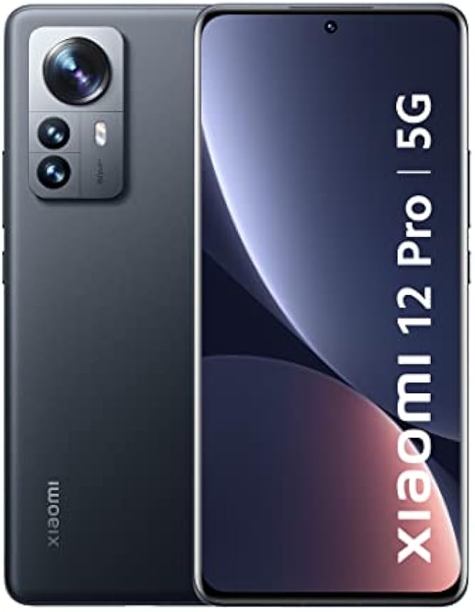 Xiaomi 12 Pro | 5G (12GB+256GB) | Snapdragon 8 Gen 1 | 50+50+50MP Flagship Cameras (OIS) | 10bit 2K+ Curved AMOLED Display | NOT for CDMA Carriers Such as Verizon/Sprint/Boost/Cricket/Xfinity - Gray