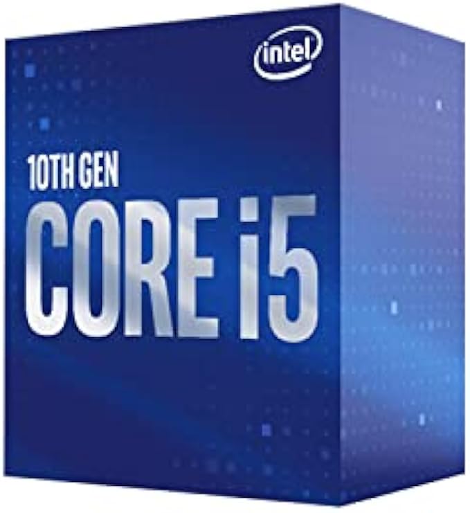 Intel Core i5-10400 Desktop Processor 6 Cores up to 4.3 GHz  LGA1200 (Intel 400 Series Chipset) 65W, Model Number: BX8070110400