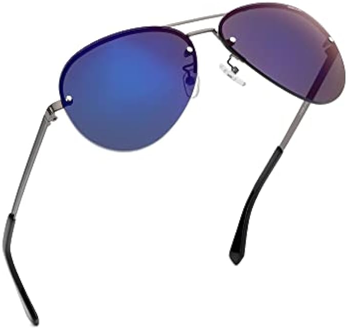 KKP Classic Polarized Aviator Sunglasses Men And Women Retro Trend Sunglasses UV Blocking