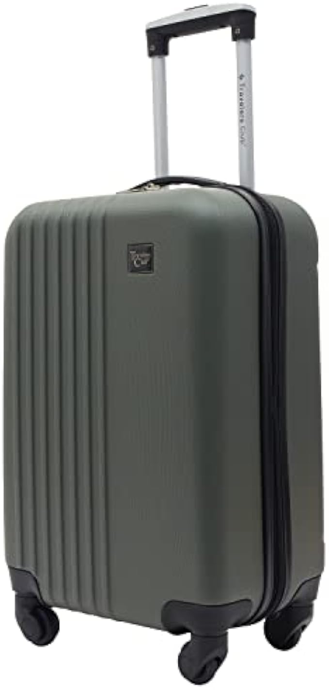 Travelers Club Cosmo Hardside Spinner Luggage, Fern Green, Carry-On 20-Inch