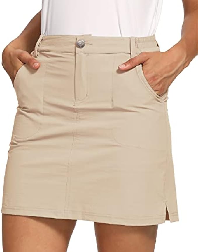 LastFor1 Women's Outdoor Skort Golf Skorts Active Athletic Skort UPF 50+ Hiking Casual Skirt Quick Dry with Pockets