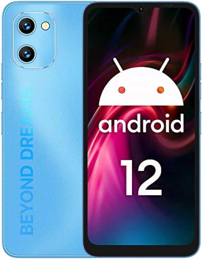 UMIDIGI Cell Phone G1 MAX, Android12 Unlocked Smartphone, Dual Sim 4G LTE Mobile Phone, 128GB/256G Expandable, 6.52" HD+ Night Mode，5150mAh, GSM Unlocked Phone