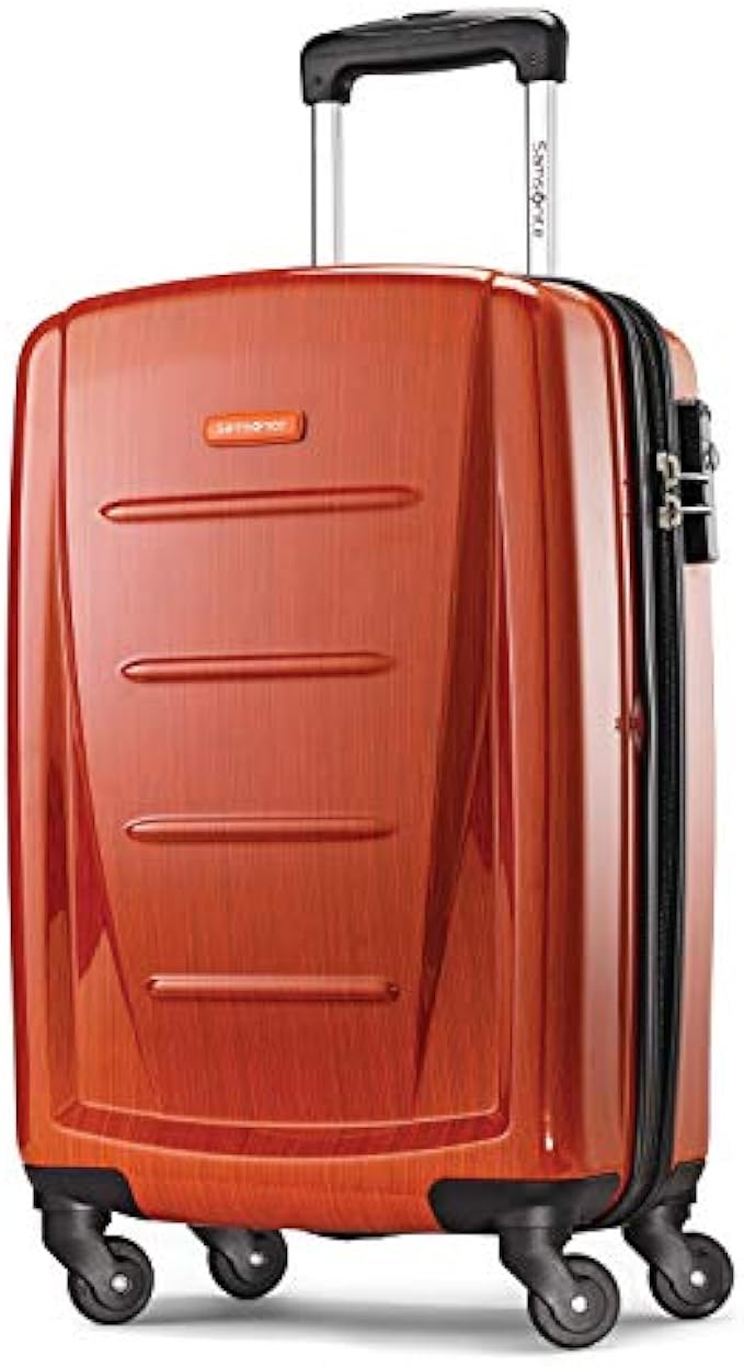 Samsonite Winfield 2 Hardside Luggage with Spinner Wheels, Orange, Carry-On 20-Inch