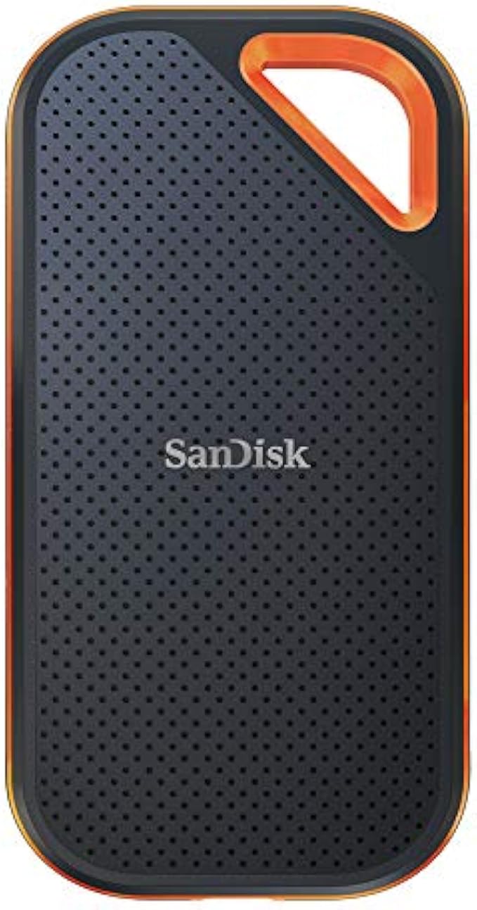 SanDisk 4TB Extreme PRO Portable SSD - Up to 2000MB/s - USB-C, USB 3.2 Gen 2x2 - External Solid State Drive - SDSSDE81-4T00-G25
