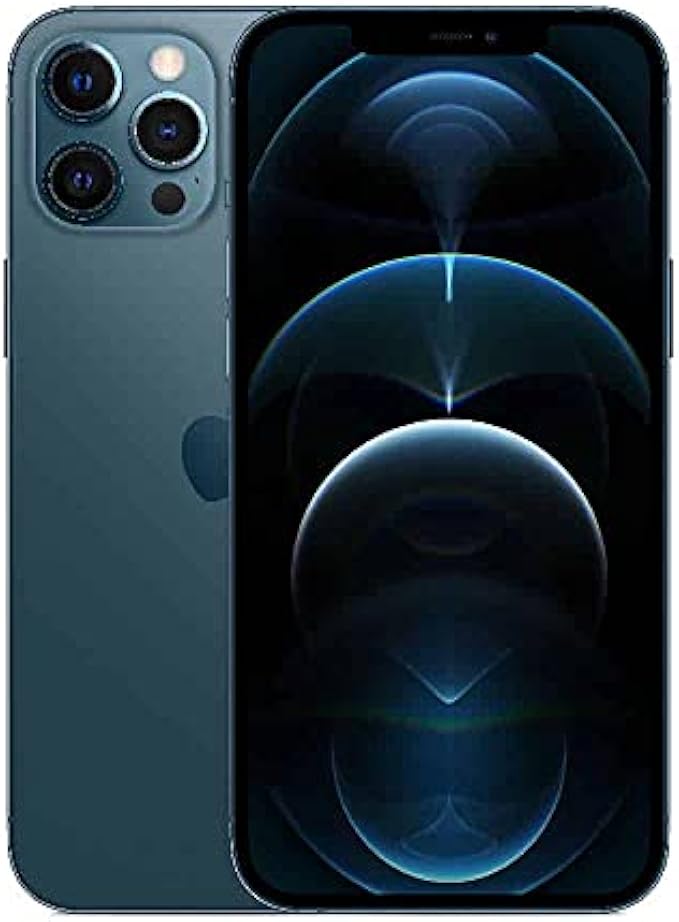 Apple iPhone 12 Pro Max, 128GB, Pacific Blue - AT&T (Renewed)