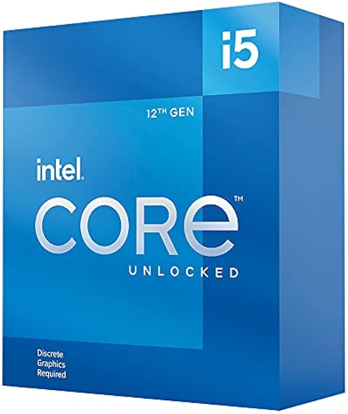 Intel Core i5-12600KF Desktop Processor 10 (6P+4E) Cores up to 4.9 GHz Unlocked  LGA1700 600 Series Chipset 125W