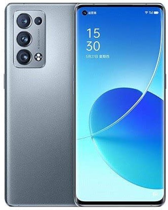 Oppo Reno 6 Pro 5G Dual CPH2247 256GB 12GB RAM Factory Unlocked (GSM Only | No CDMA - not Compatible with Verizon/Sprint) International Version - Lunar Gray