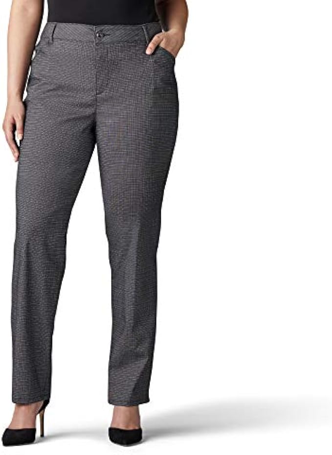 Lee Women's Plus Size Relaxed Fit All Day Straight Leg Pant