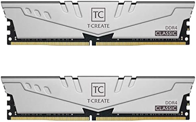 TEAMGROUP T-Create Classic 10L DDR4 16GB Kit (2 x 8GB) 3200MHz (PC4 25600) CL22 Desktop Memory Module Ram - TTCCD416G3200HC22DC01