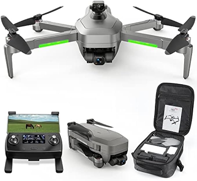 Tucok 193MAX2S Drone with Camera for Adults,4KM Video Transmission,3-Axis Gimbal GPS Drone with 4K EIS Camera, 5G FPV RC Quadcopter with Brushless Motor,Obstacle Avoidance,Auto Return Home,Follow Me