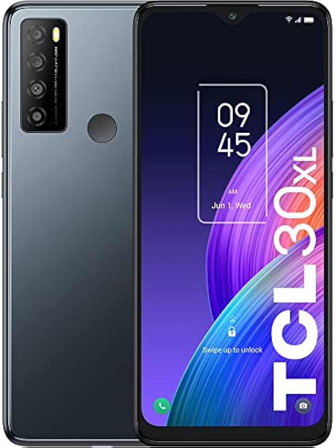 TCL 30XL |2022| Unlocked Cell Phone, 6.82 inch Vast Display, 5000mAh Battery, Android 12 Smartphone, 50MP Rear+13MP Front Camera, 6GB RAM + 64GB ROM, US Version, Dual Speaker, LTE 4G Phone, Night Mist