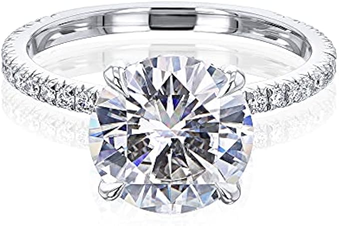 Kobelli Forever One Moissanite Wrap Basket Engagement Ring