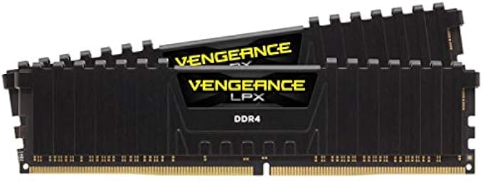 Corsair Vengeance LPX 32GB (2X16GB) DDR4 3200 (PC4-25600) C16 1.35V Desktop Memory - Black, 2 count (pack of 1)