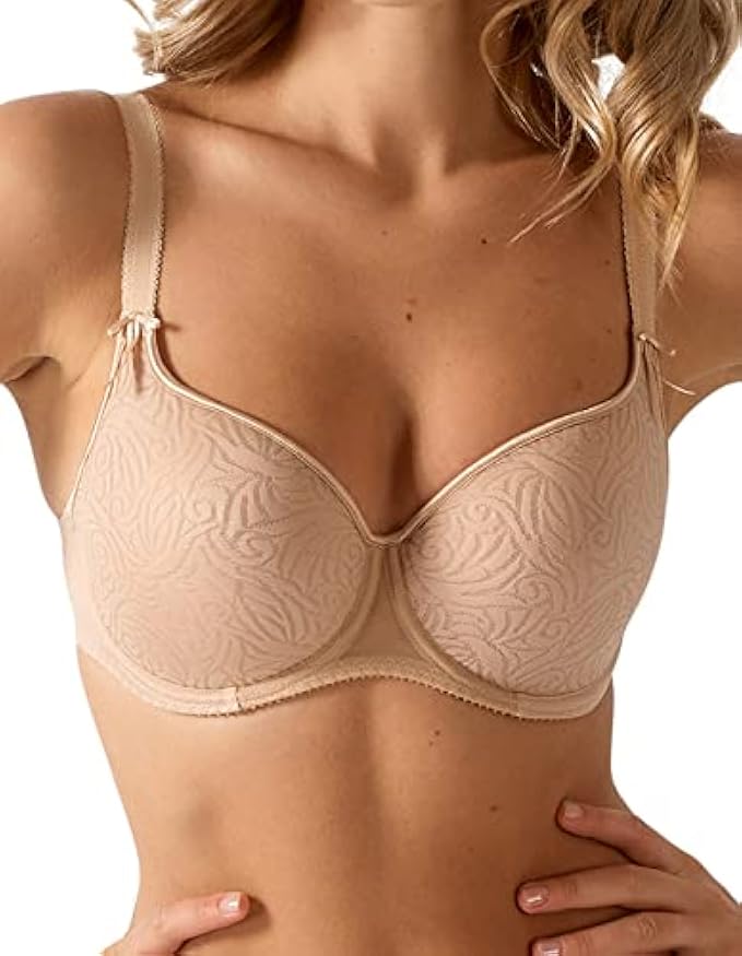 Empreinte Women's 40173 Verity Spacer Foam Cup Underwire Bra, Ardoise,Blush,Caramel,