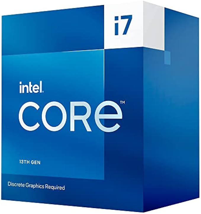 Intel Core i7-13700F Desktop Processor 16 cores (8 P-cores + 8 E-cores) 30MB Cache, up to 5.2 GHz