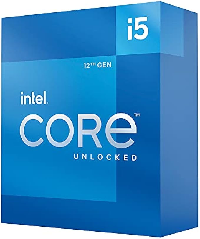 Intel Core i5-12600K Desktop Processor 10 (6P+4E) Cores up to 4.9 GHz Unlocked  LGA1700 600 Series Chipset 125W
