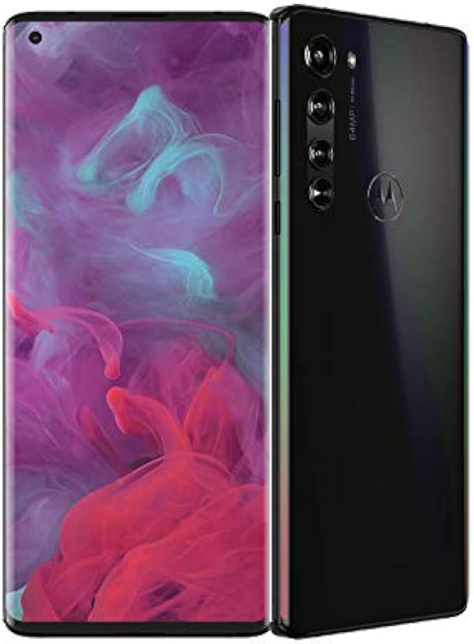 Motorola edge | Unlocked | Made for US by Motorola | 6GB + 256GB | 64MP Camera | 2020 | Solar Black