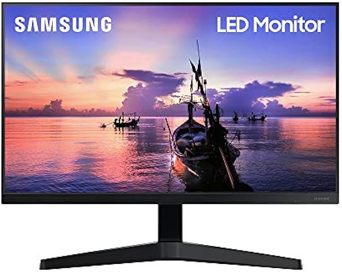 SAMSUNG T35F Series 27-Inch FHD 1080p Computer Monitor, 75Hz, IPS Panel, HDMI, VGA (D-Sub), 3-Sided Border-Less, FreeSync (LF27T350FHNXZA)