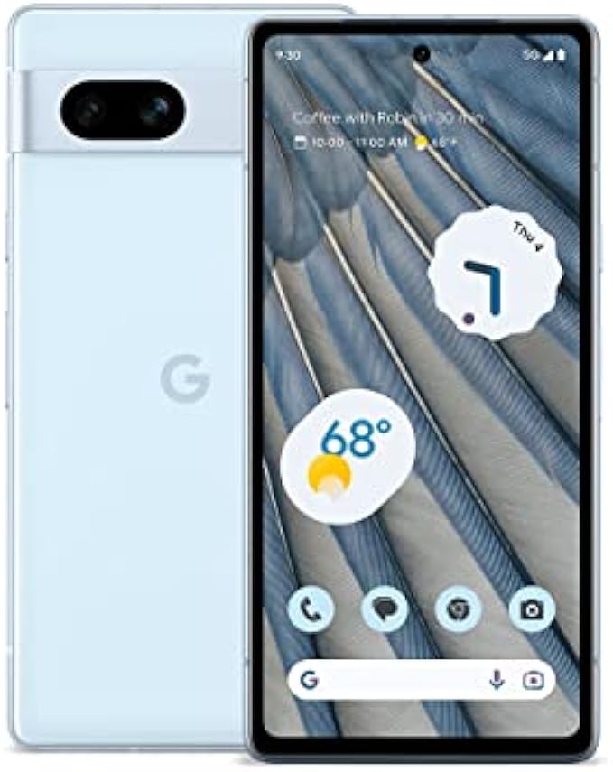 Google Pixel 7a - Unlocked Android Cell Phone - Smartphone with Wide Angle Lens and 24-Hour Battery - 128 GB -  Sea