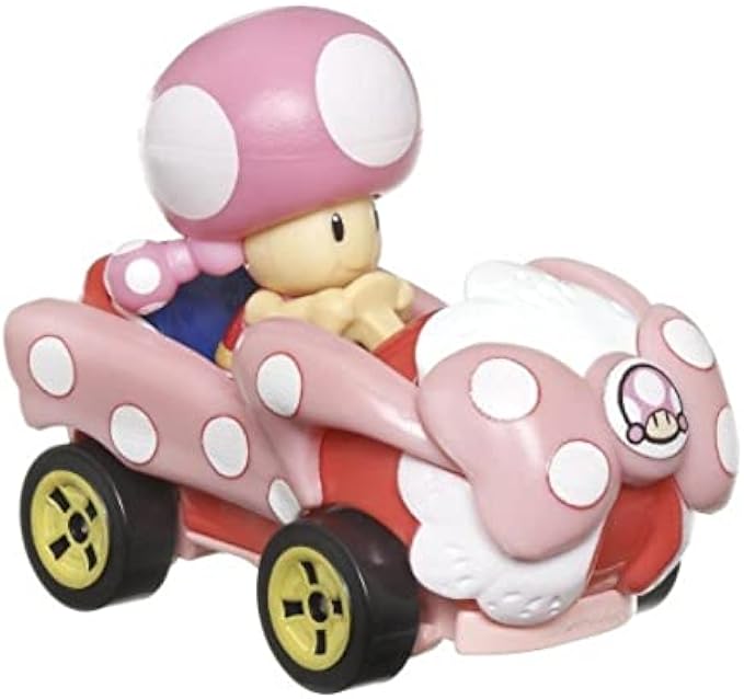 Hot Wheels Mario Kart Toadette and Birthday Girl Kart