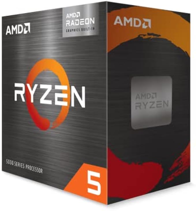 AMD Ryzen 5 5600G 6-Core 12-Thread Unlocked Desktop Processor with Radeon Graphics