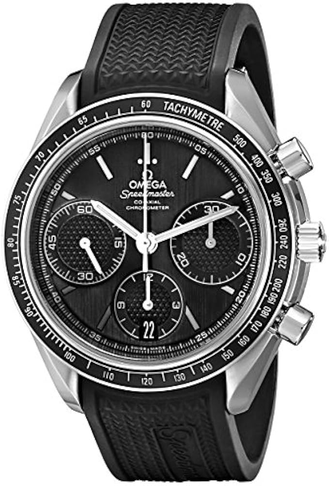 Omega Men's 32632405001001 Speed Master Analog Display Automatic Self Wind Black Watch