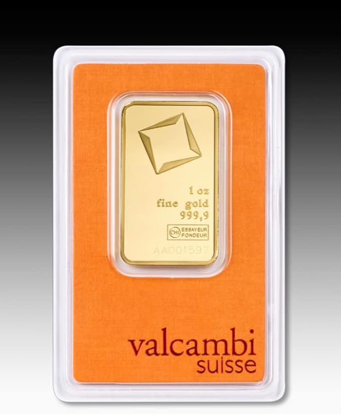 1 oz Valcambi Suisse Gold bar 0.999 ( In Assay )