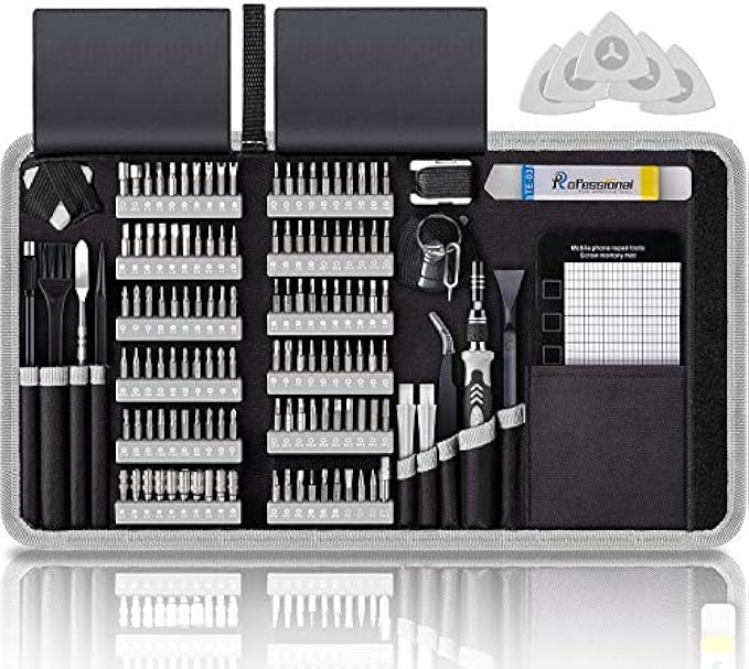Precision Screwdriver Set, 140 in 1 Computer Repair kit With 120 Screwdriver Bits, Electronics Tool kit With Magnetic Repair Tool, Compatible for Laptop, PC, iPhone, MacBook, Xbox, Game Console Repair