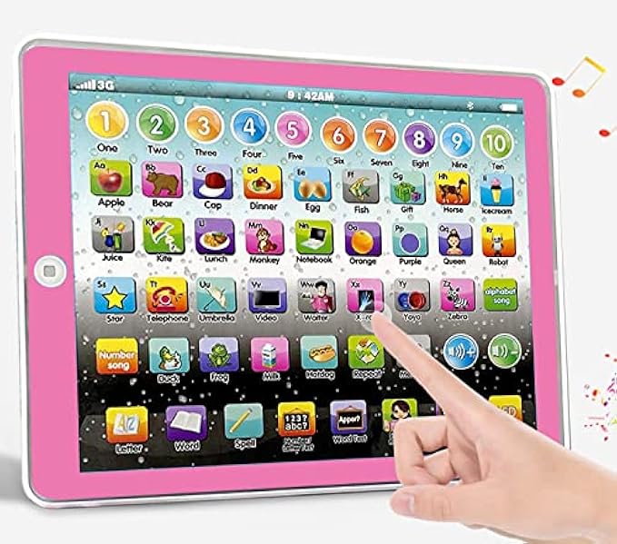 ZHIYIN Home Kids Products Neutral Gifts Supplies with Numbers Music Suitable for 3-8 Years