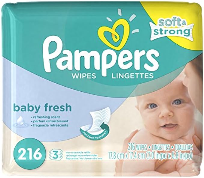 Pampers Baby Fresh Scented Baby Wipes Refill - 216ct