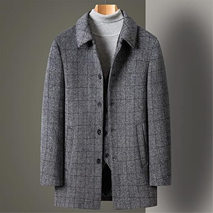 HJHL Winter Warm Down Jacket Parkas Men's Coat Fashion Autumn Clothing Windproof Woolen Slim Adjustable Vest Parkas Male (Color : E, Size : 3XL Code)