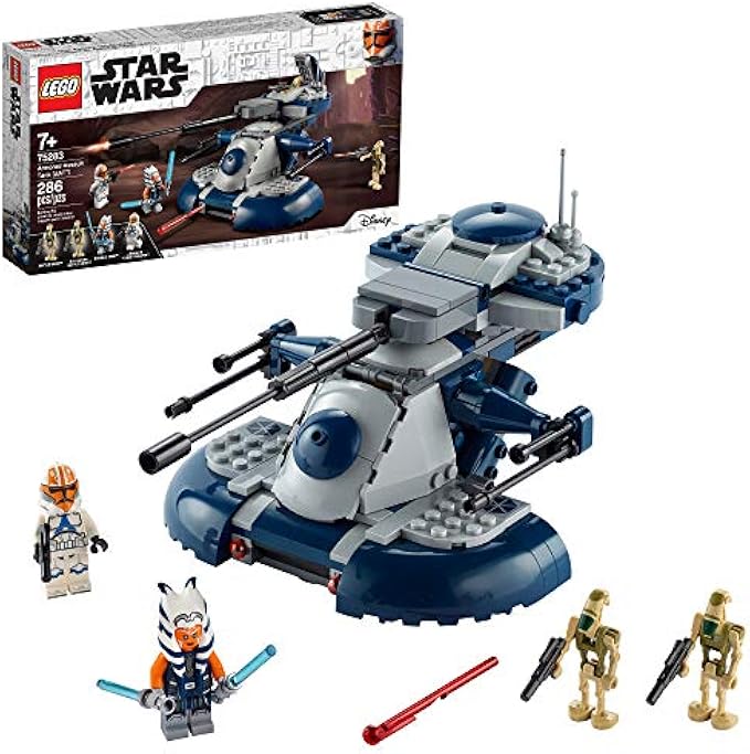 LEGO Star Wars: The Clone Wars Armored Assault Tank (AAT) 75283 Building Kit, Awesome Construction Toy for Kids with Ahsoka Tano Plus Battle Droid Action Figures (286 Pieces)