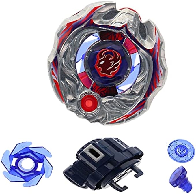 Jap-こまおもちゃ Gyro Metal Precision Gyroscope Anti-Gravity Spinner Top Toy for Kids and Adults with Launchers-BBG01