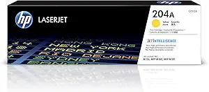 HP 204A Yellow Toner Cartridge | Works with HP Color LaserJet Pro M154 Series, HP Color LaserJet Pro MFP M180, M181 Series | CF512A