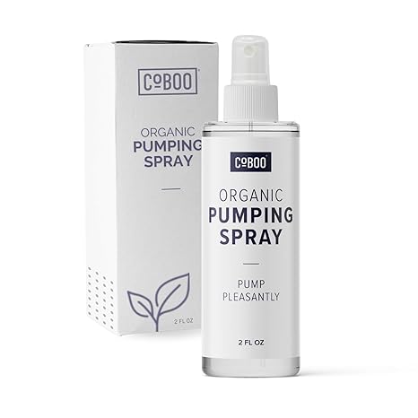 Pumping Spray 2 Fl Oz | Organic Skin Lubricant for Breast Pumping | Pump Flange Spray for Breast Shields | Vegan & Lanolin Free, Made in USA | Helps Sore Nipples & Clogged Milk Ducts