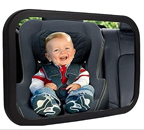Shynerk Baby Car Mirror, Rear Facing Car Seat Mirror Safety for Infant Newborn, Baby Mirror with Wide Rearview & 360° Rotation, Shatterproof & Easy Assembled Crash Tested