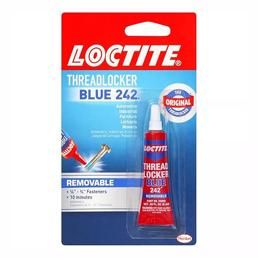 Loctite Blue 242 Threadlocker 6-Milliliter Tube (209728)