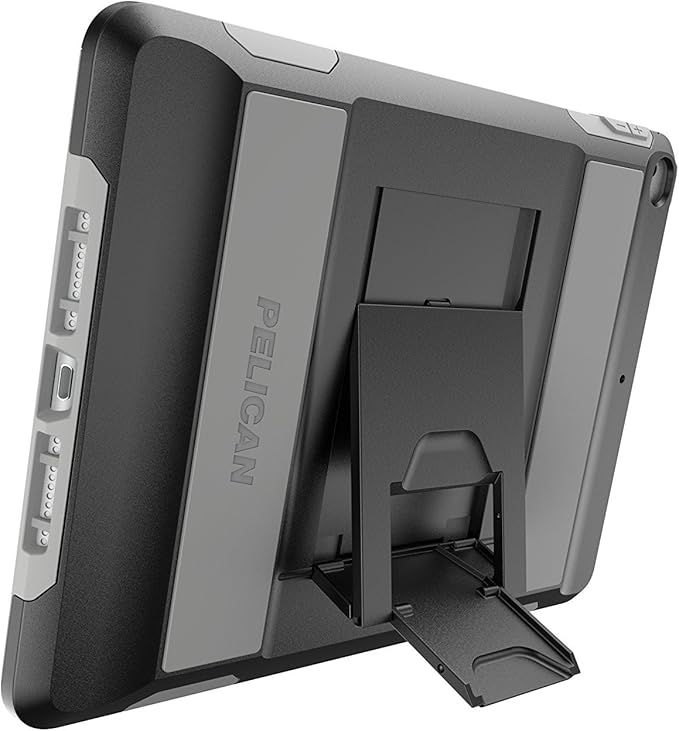Pelican Voyager iPad Case - iPad 9.7" (2017/2018) and iPad Air 2 - Black/Grey