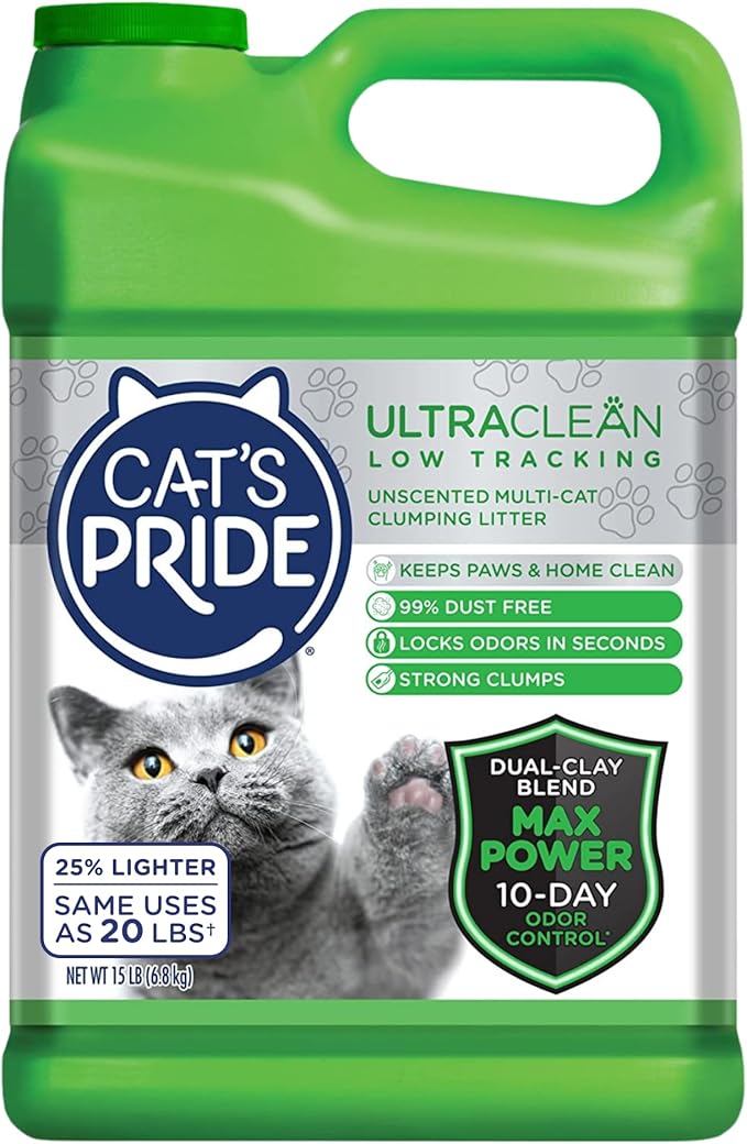 Cat's Pride UltraClean Unscented Clumping Litter 15 lb