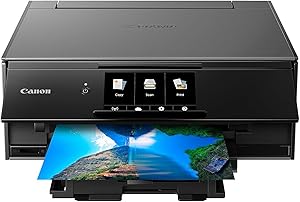 Canon TS9120 Wireless All-In-One Printer with Scanner and Copier: Mobile and Tablet Printing, with Airprint(TM) and Google Cloud Print compatible, Gray, Works for Alexa