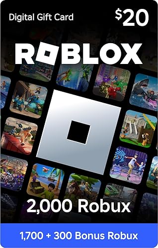 Roblox Digital Gift Card - 2,000 Robux [Includes Exclusive Virtual Item] [Digital Code]