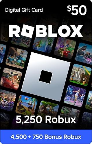 Roblox Digital Gift Card - 5,250 Robux [Includes Exclusive Virtual Item] [Digital Code]